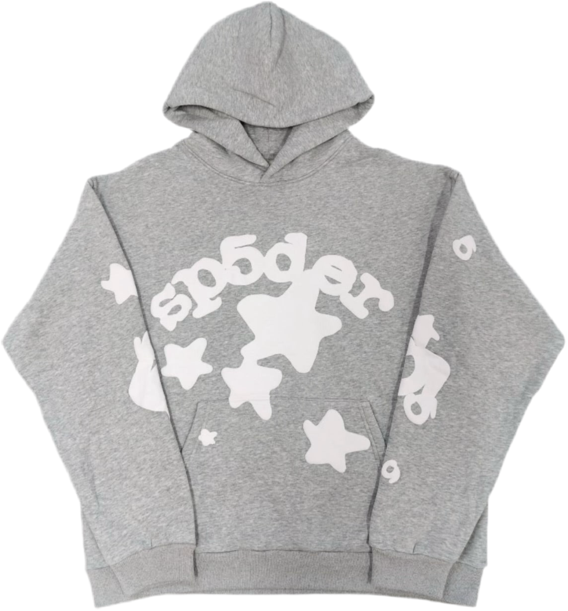 sp5der hoodie grau