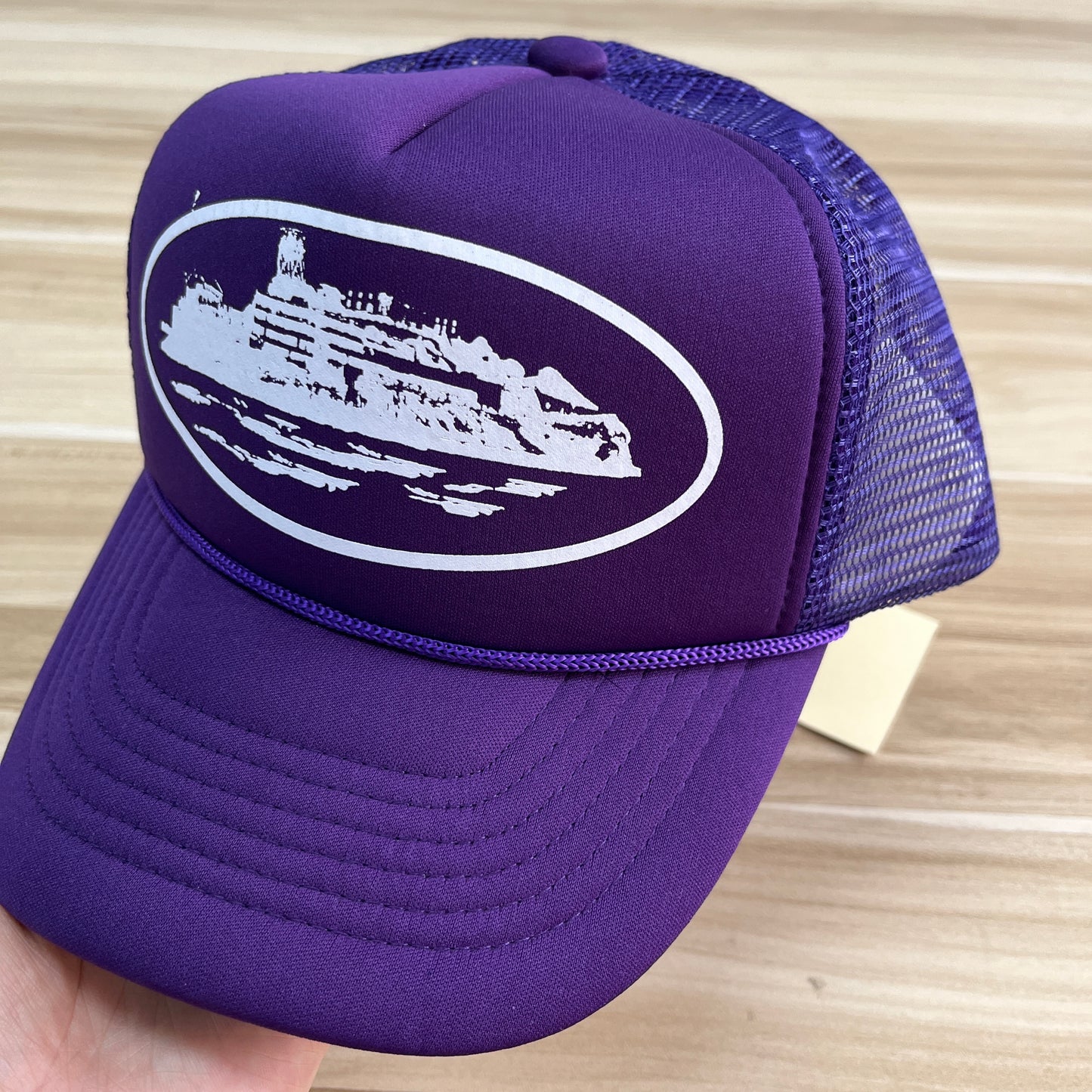 CRTZ Cap in Schwarz/Violett