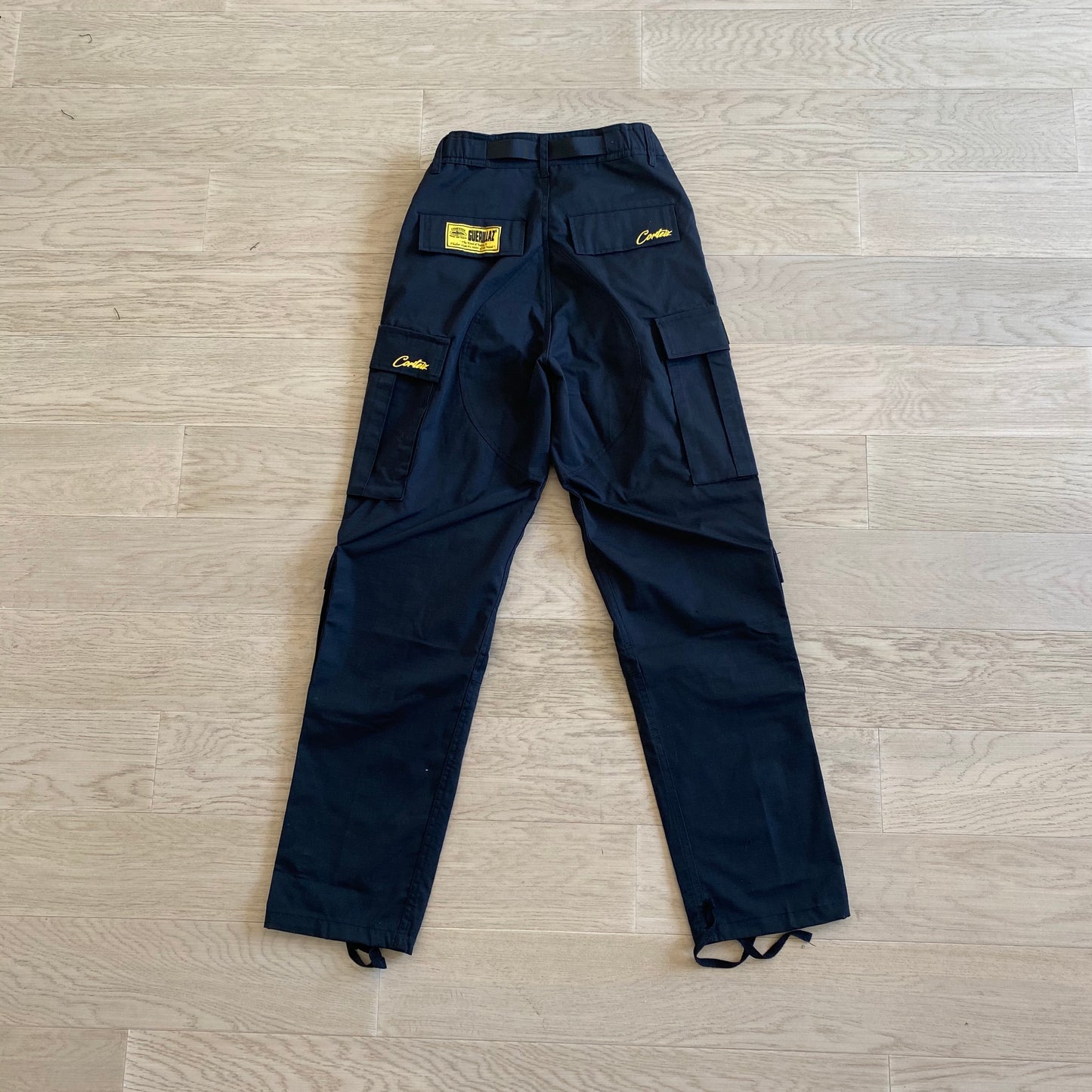 CRTZ Cargo Hosen in Schwarz/Gelb