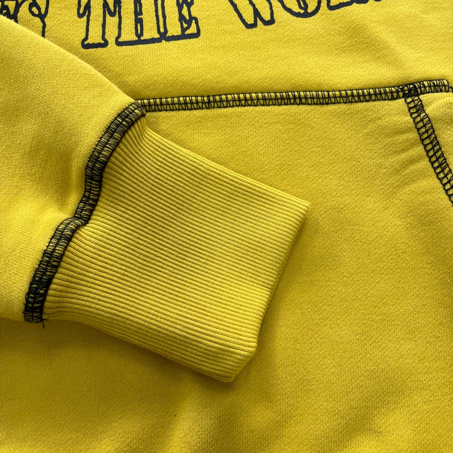 CRTZ Hoodie in Gelb/Schwarz
