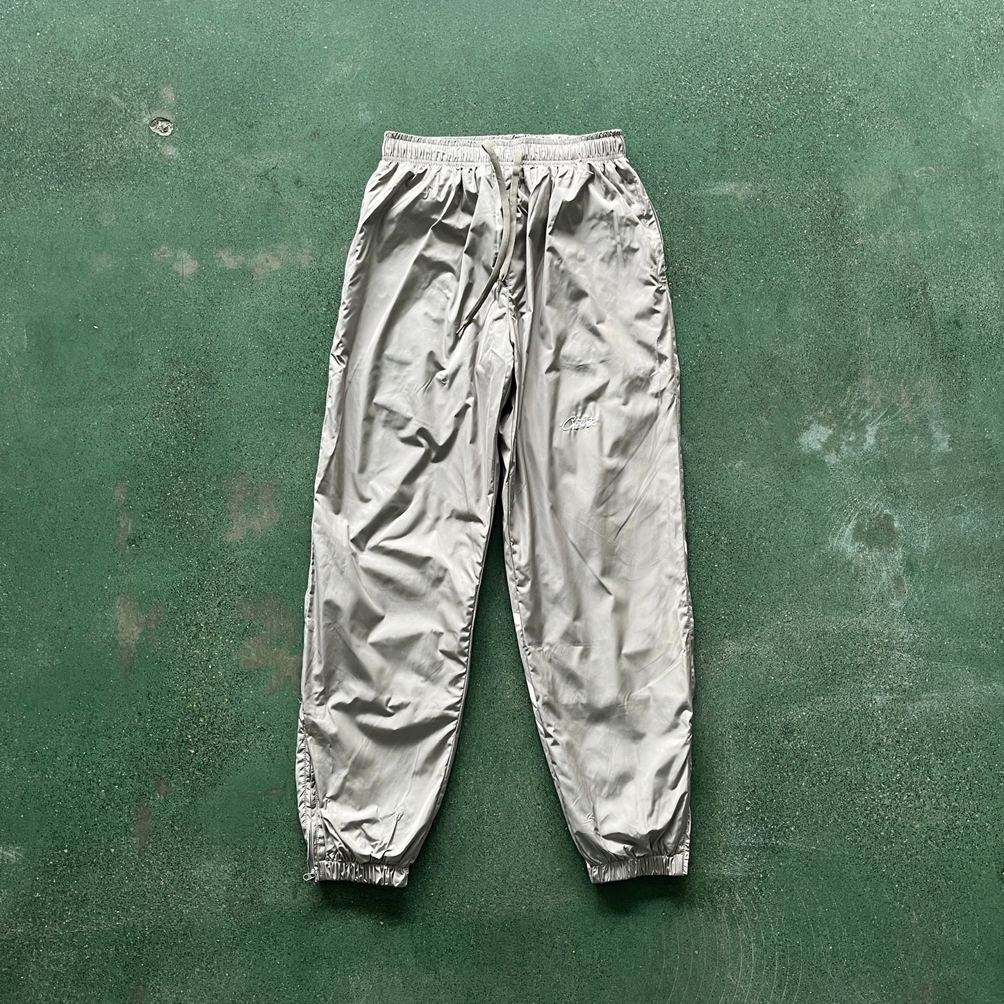 CRTZ Trackpants Hosen in Schwarz/Grau/Grün