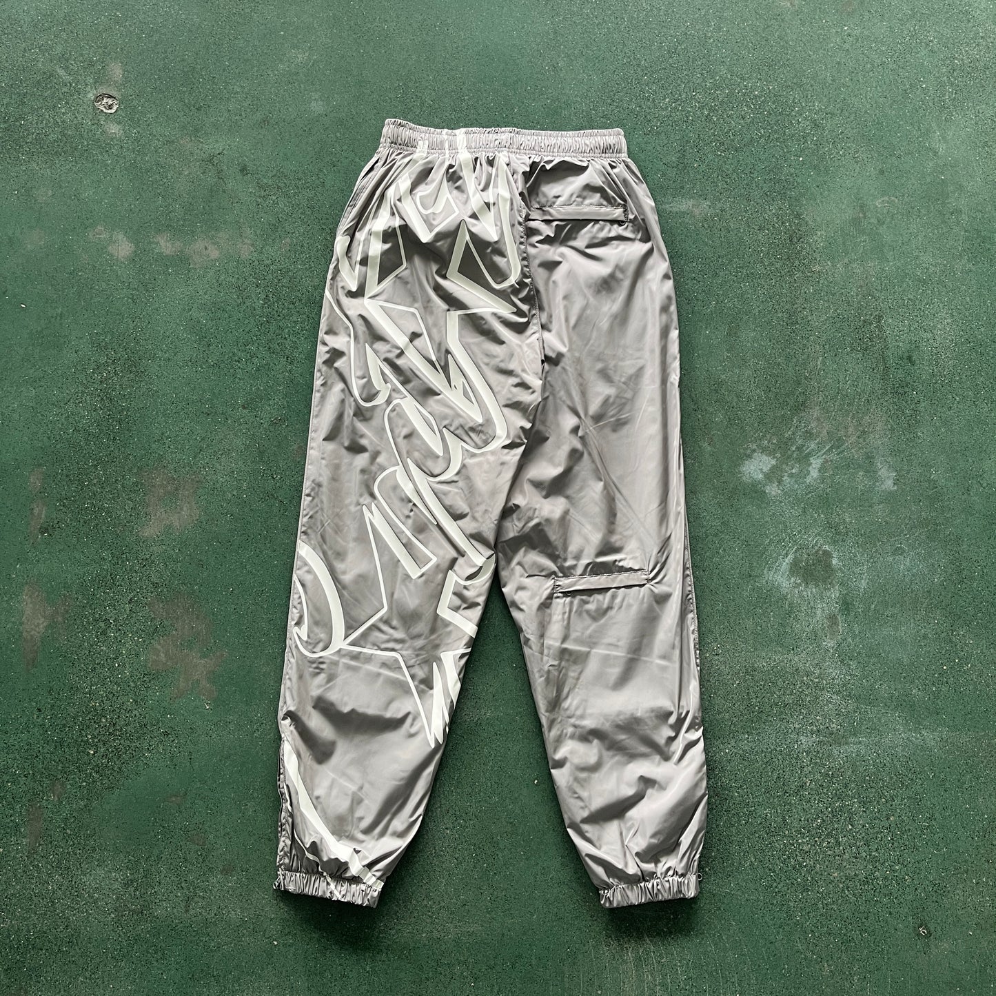 CRTZ Trackpants Hosen in Schwarz/Grau/Grün