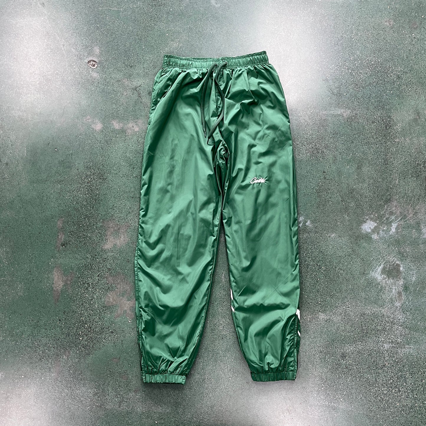 CRTZ Trackpants Hosen in Schwarz/Grau/Grün