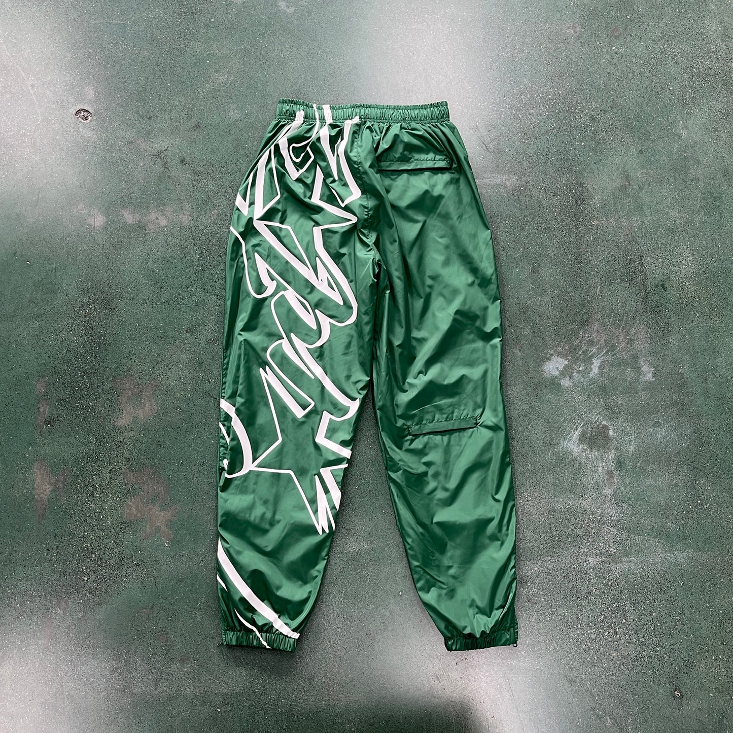 CRTZ Trackpants Hosen in Schwarz/Grau/Grün