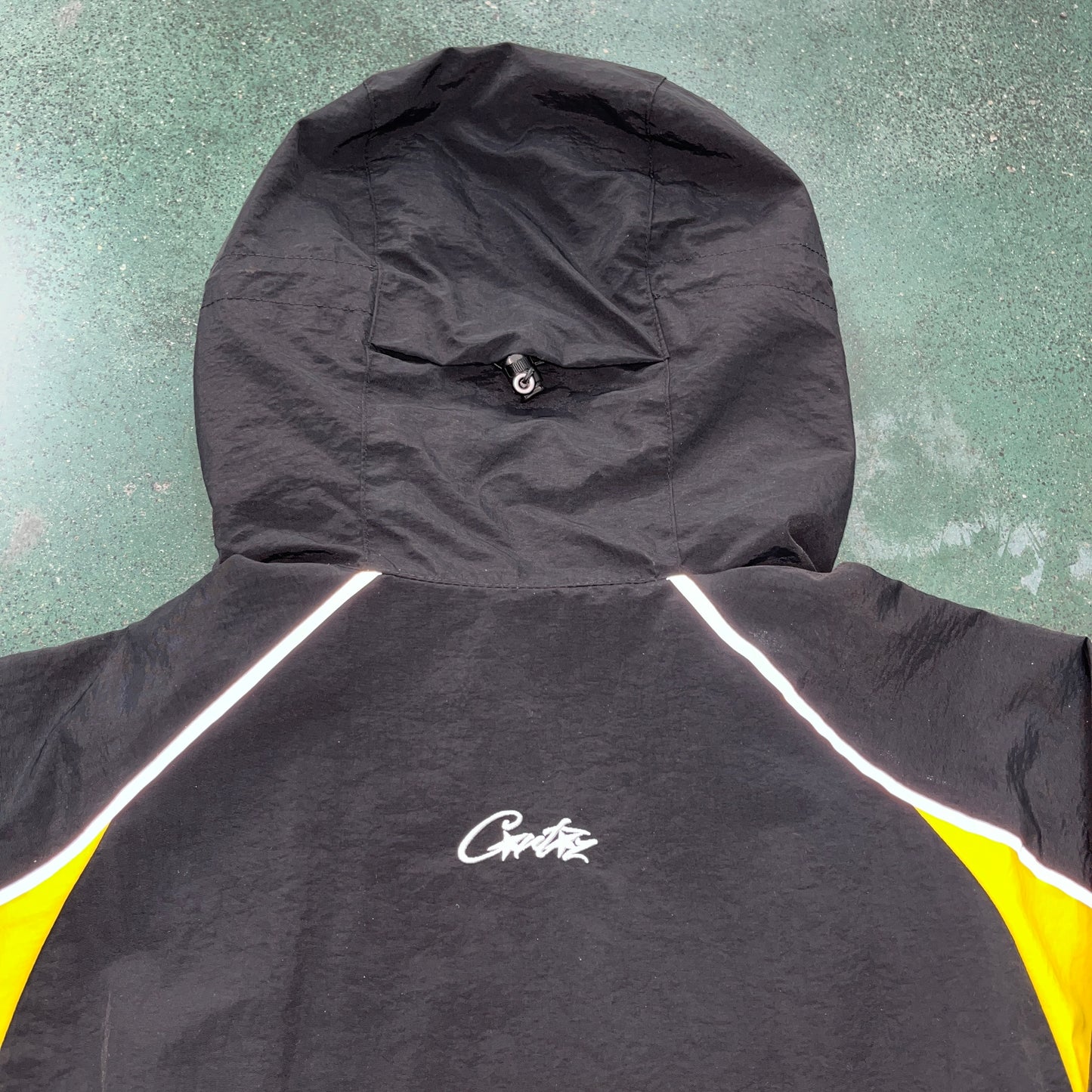 CRTZ Windbreaker in Schwarz/Gelb