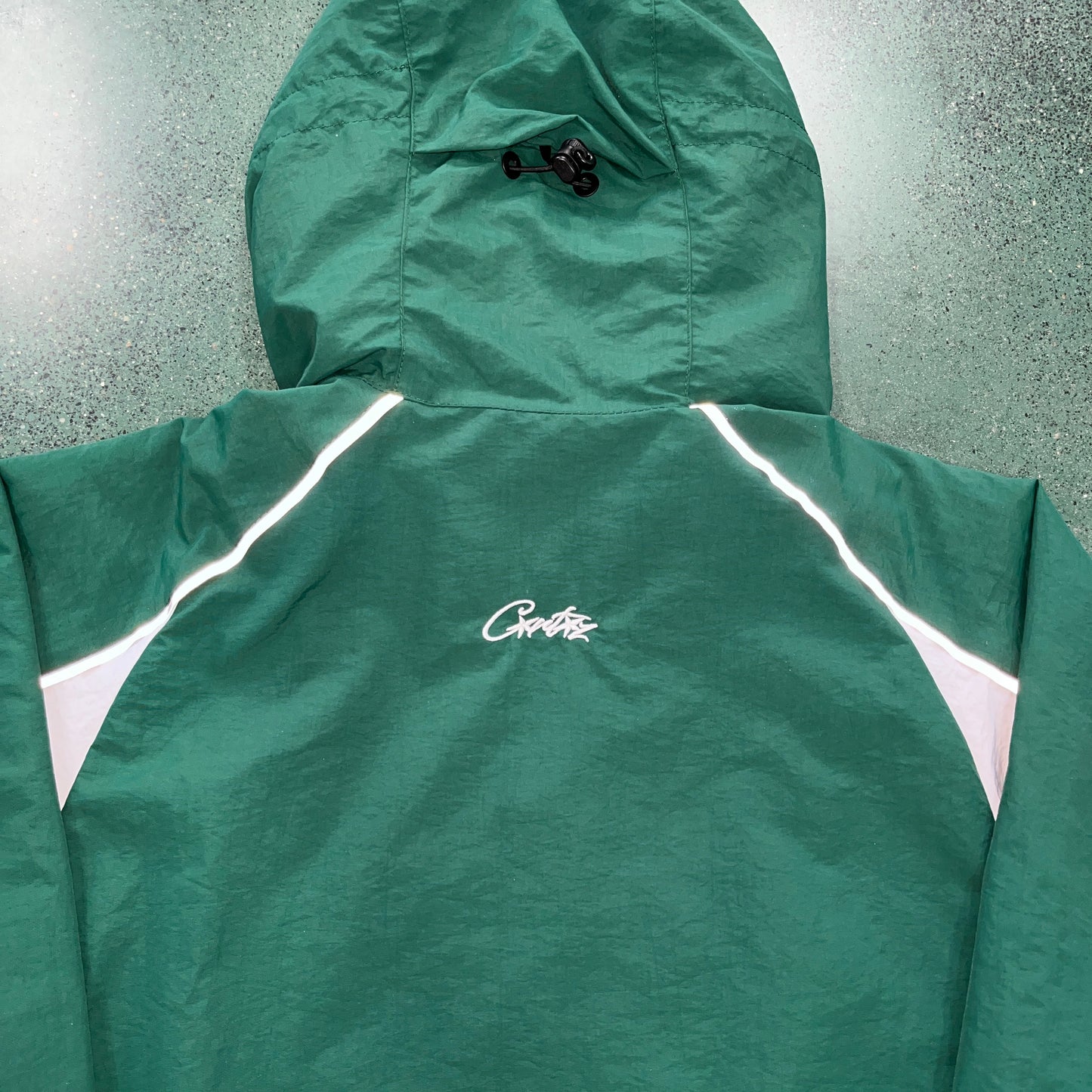 CRTZ Windbreaker Grün/Weiss