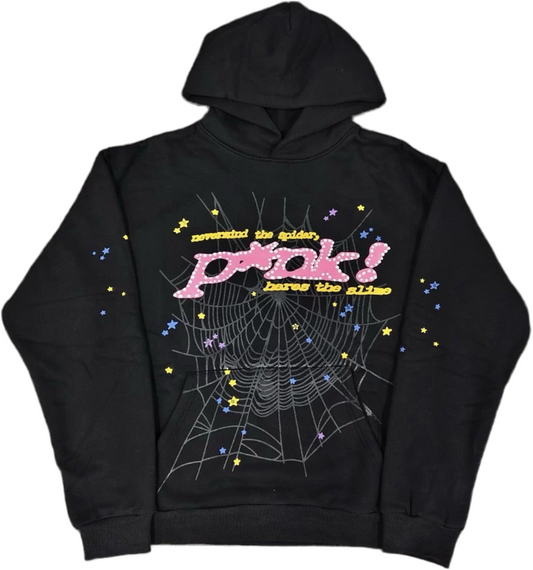 sp5der hoodie schwarz