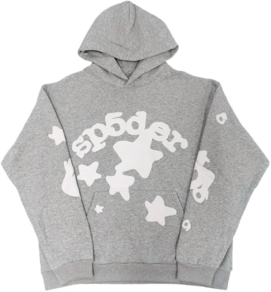 sp5der hoodie grau