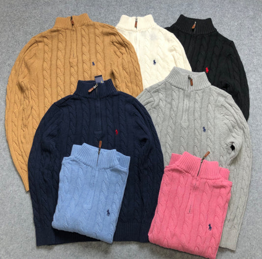 Polo Halfzip Sweater