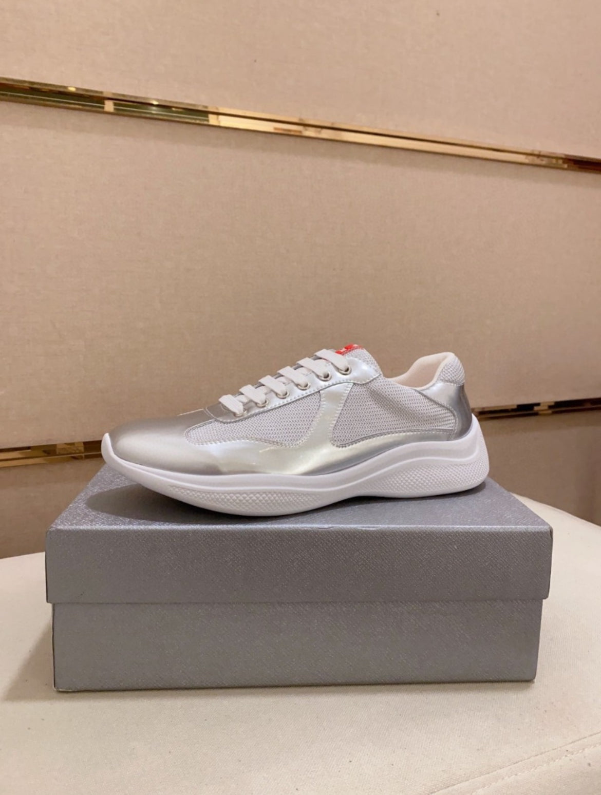 Prda Cups Silber/Weiss