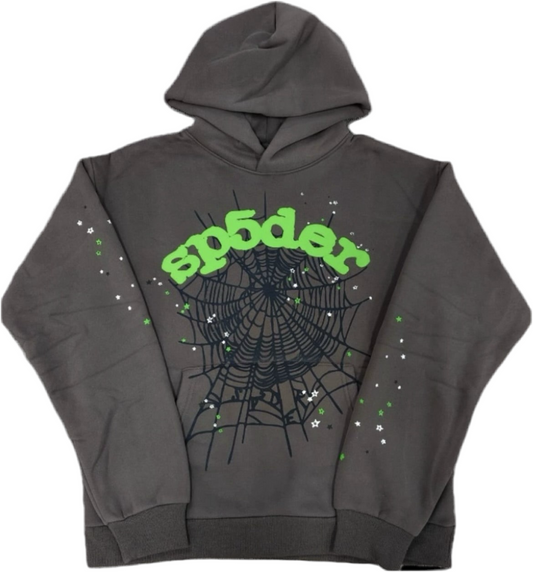 sp5der hoodie dunkelgrau