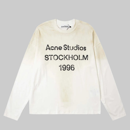 Acne Longsleeve Weiss