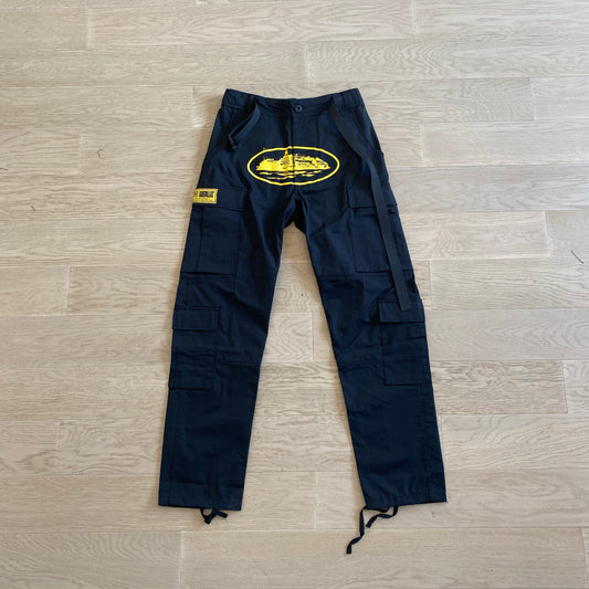CRTZ Cargo Hosen in Schwarz/Gelb