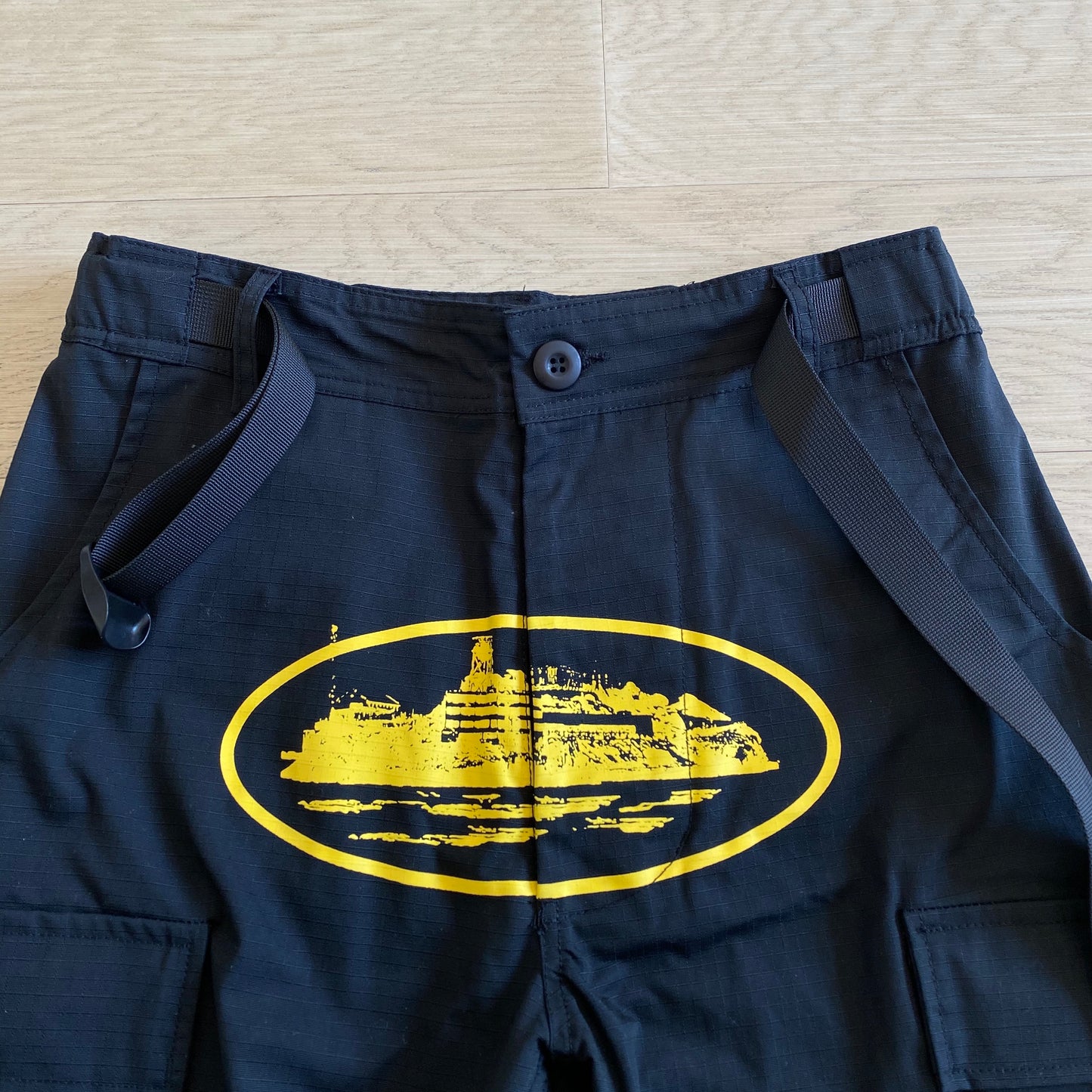 CRTZ Cargo Hosen in Schwarz/Gelb