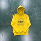 CRTZ Hoodie in Gelb/Schwarz