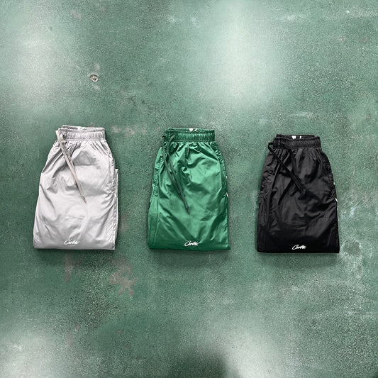 CRTZ Trackpants Hosen in Schwarz/Grau/Grün