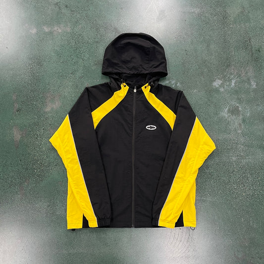 CRTZ Windbreaker in Schwarz/Gelb