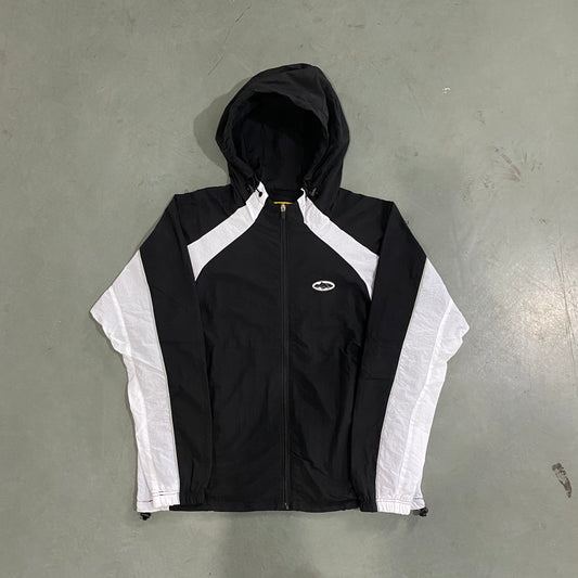 CRTZ Windbreaker in Schwarz/Weiss