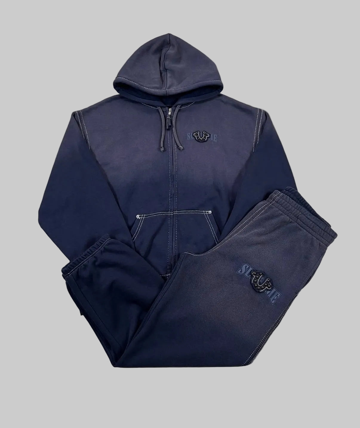 Supreme x True Religion Trackie Navy