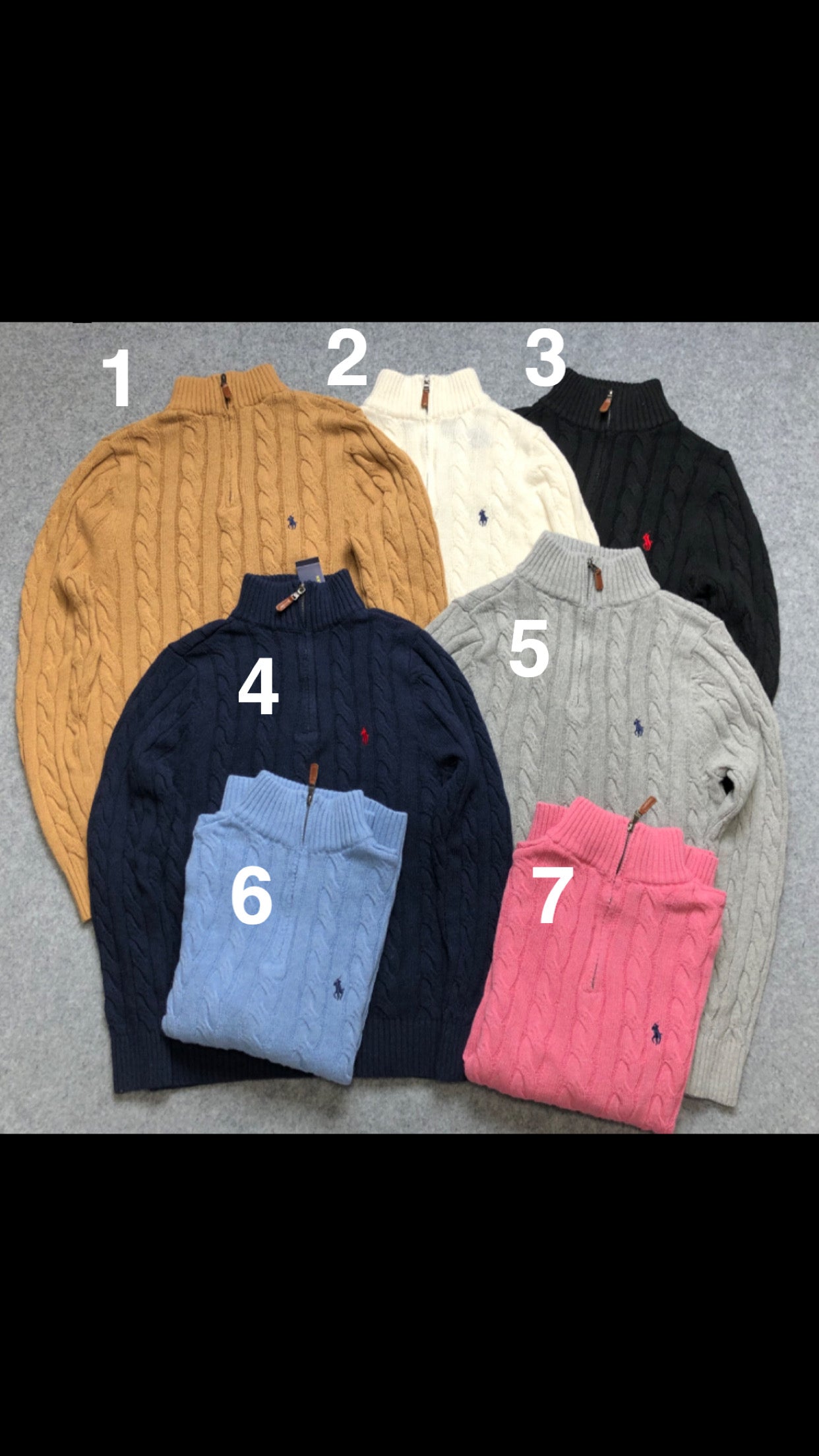 Polo Halfzip Sweater