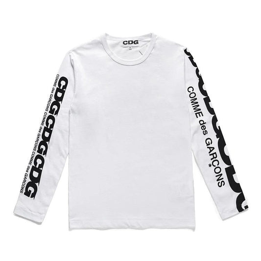 CDG Longsleeve Weiss