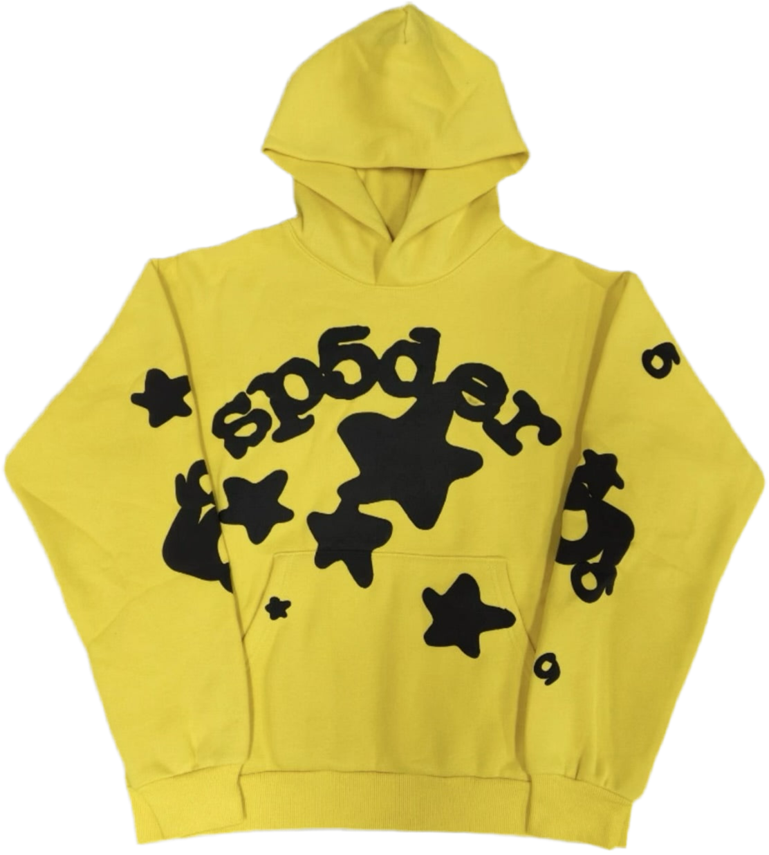 sp5der hoodie gelb/schwarz