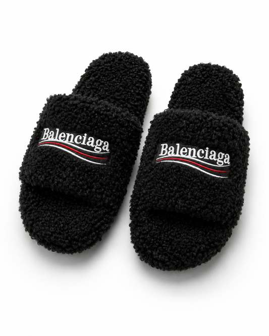 Balenciaga Slides Black
